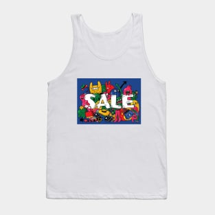 SALE banner template design Tank Top